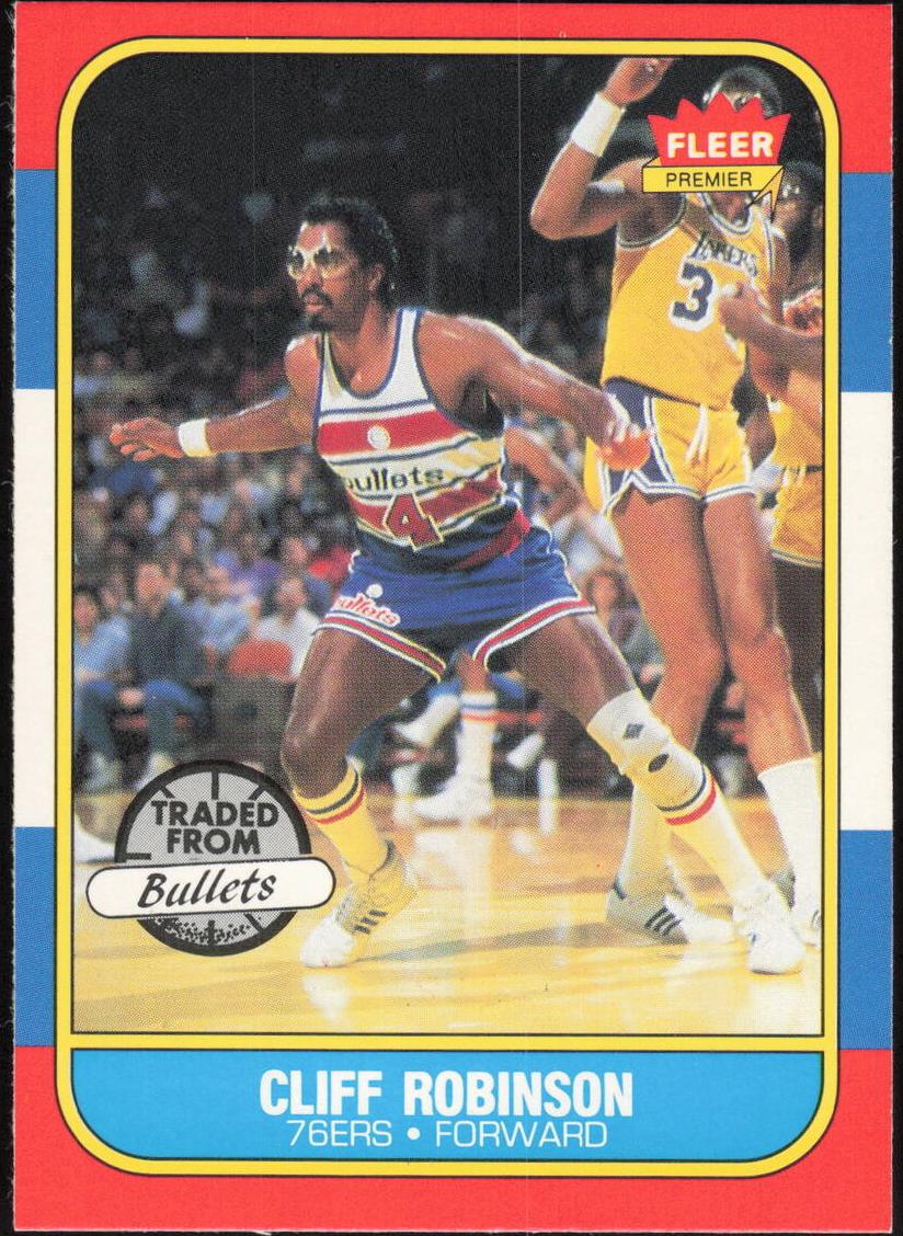 Cliff Robinson 1986 Fleer Basketball