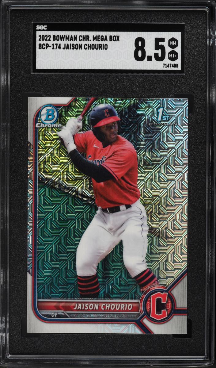 2022 Bowman Chrome Mega Box Prospects Baseball Jaison Chourio #BCP-174 PSA 8