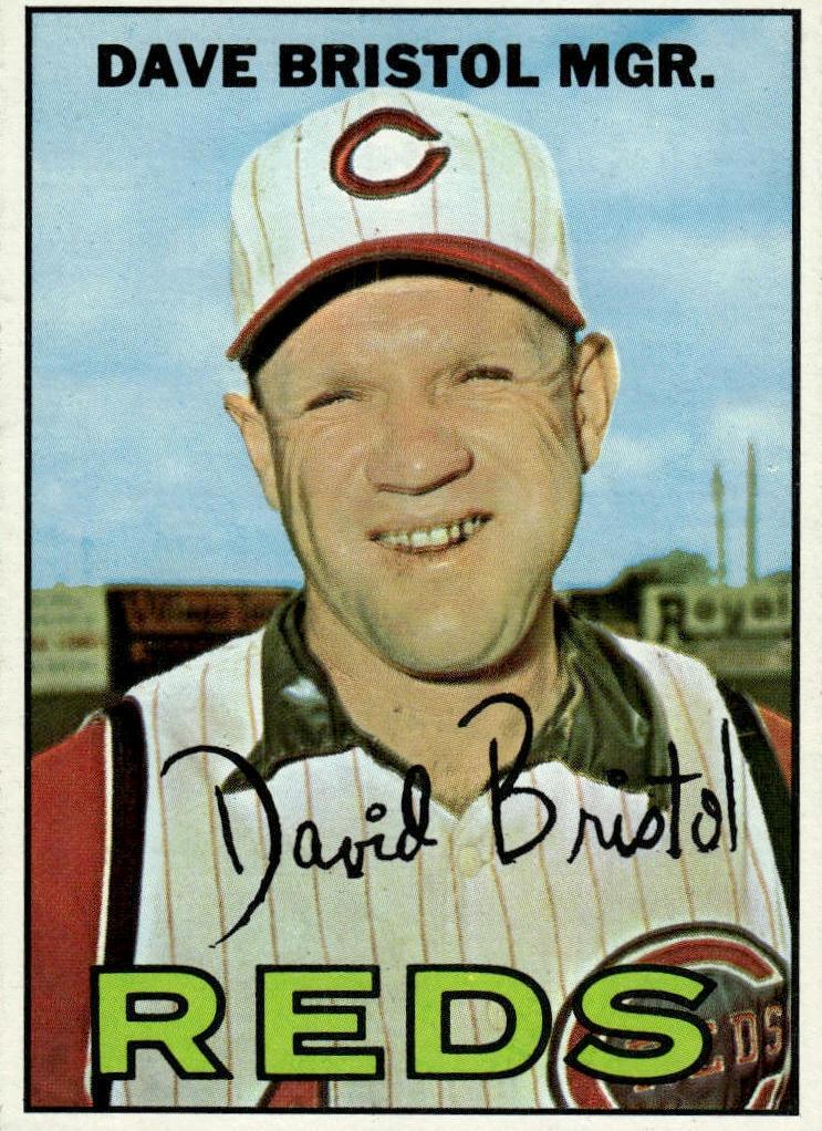 1967 Topps Dave Bristol #21 card
