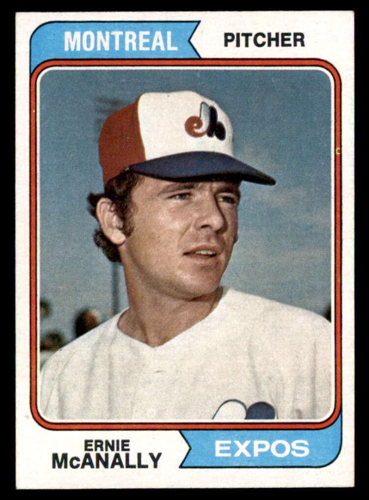 1974 Topps Ernie McAnally #322 card
