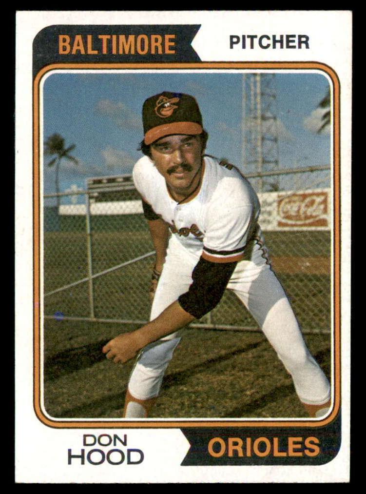 1974 Topps Don Hood #436 card