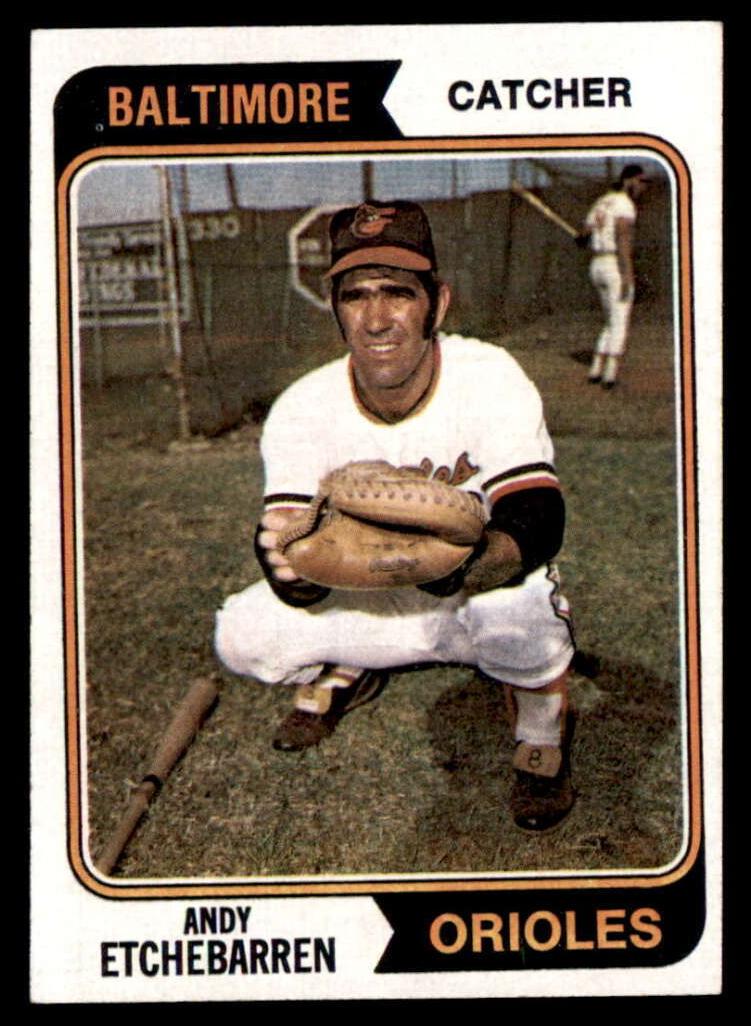 1974 Topps Andy Etchebarren #488 card
