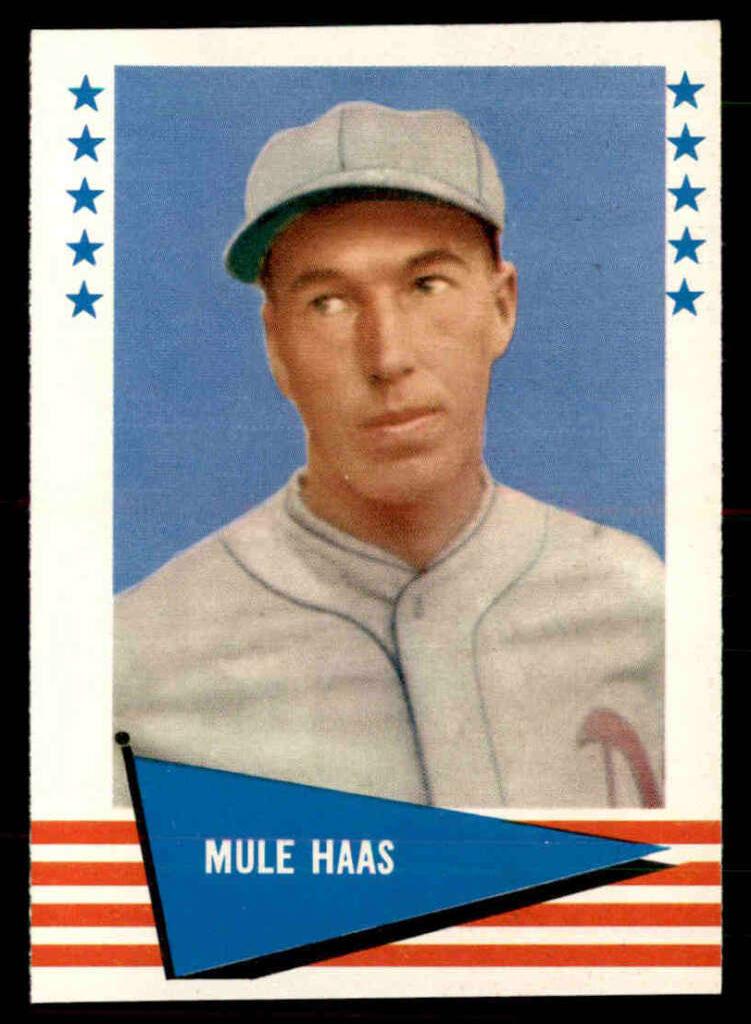 1961 Fleer Mule Haas #109 card