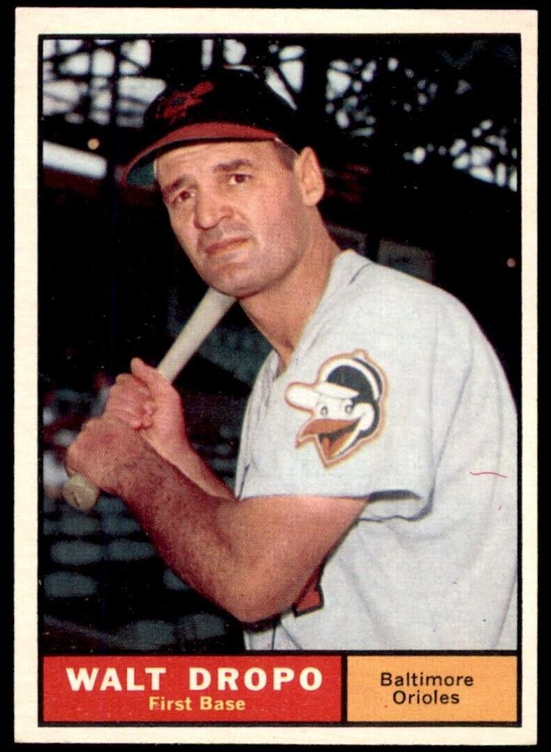1961 Topps Walt Dropo #489 card