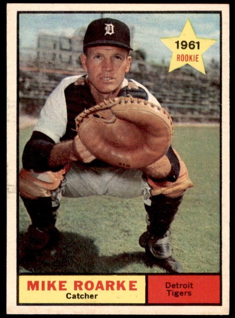 1961 Topps Mike Roarke #376 card