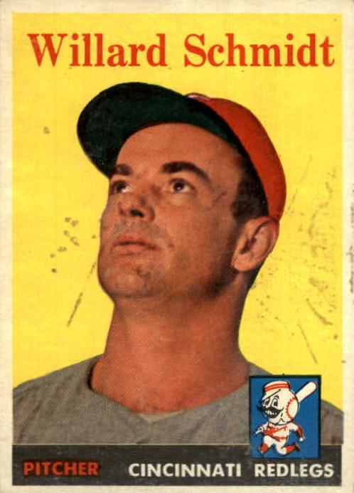 1958 Topps Willard Schmidt #214 card