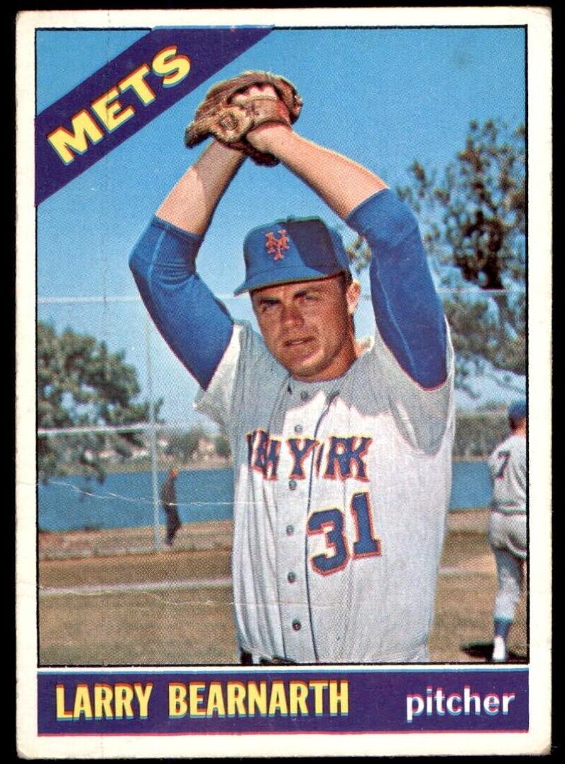 1966 Topps Larry Bearnarth #464 card