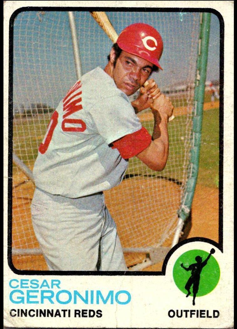 1973 Topps Cesar Geronimo #156 card