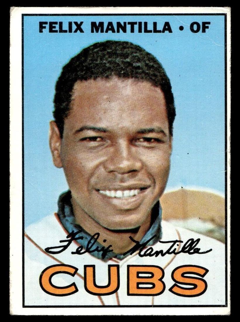 1967 Topps Felix Mantilla #524 card