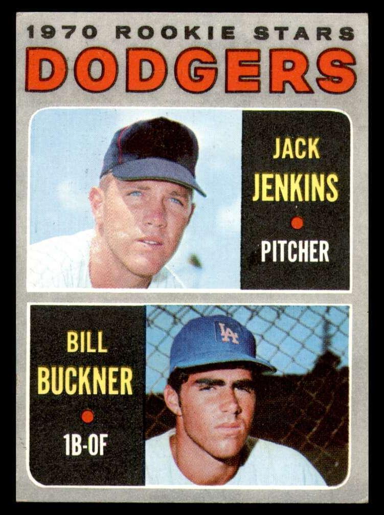 Bill Buckner / Jack Jenkins 1970 Topps Rookie Stars Baseball