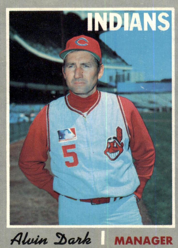 1970 Topps Alvin Dark #524 card