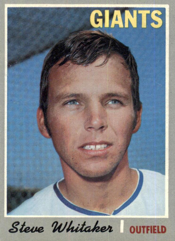 1970 Topps Steve Whitaker #496 card