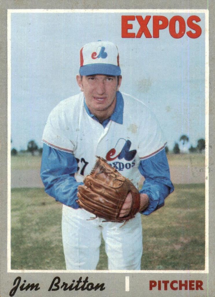 1970 Topps Jim Britton #646 card