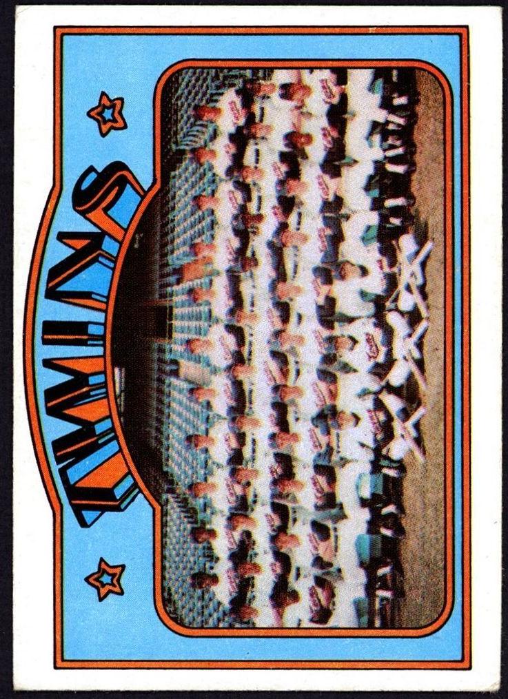 1972 Twins Team #156
