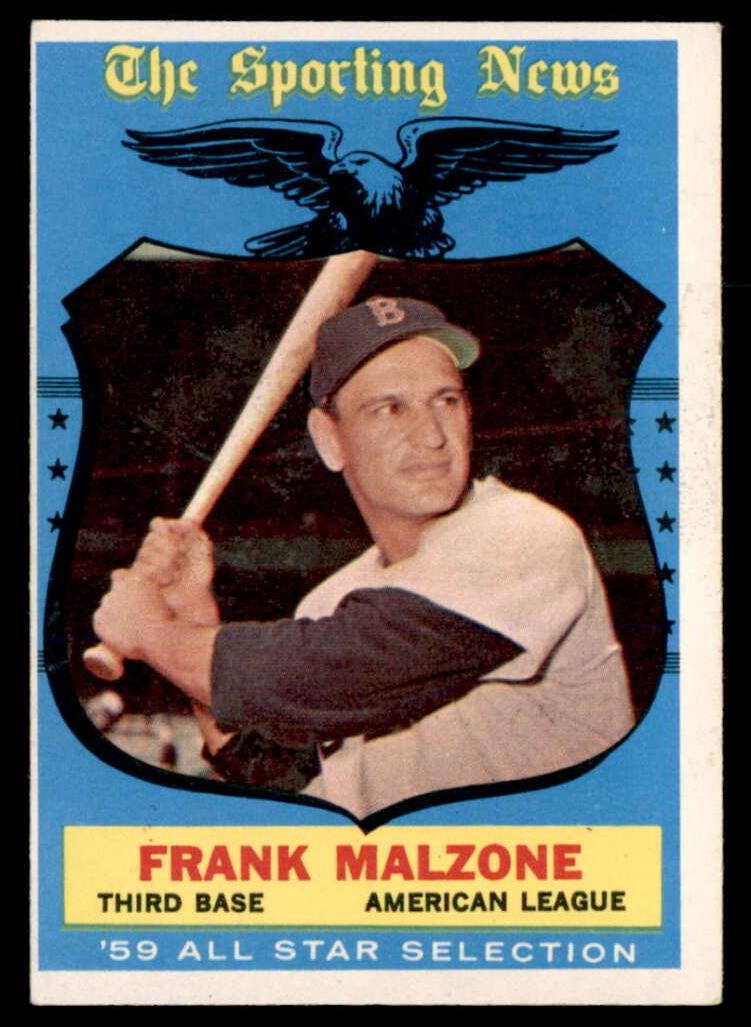 1959 Topps Frank Malzone #558 card