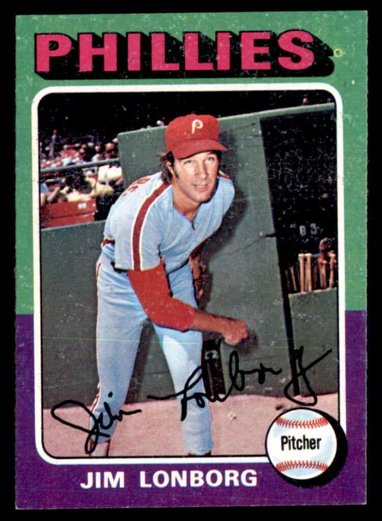 1975 Topps Jim Lonborg #94 card