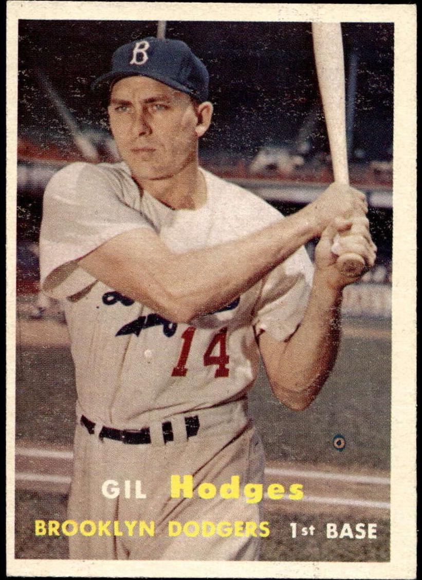 Gil Hodges 1957 Topps Baseball