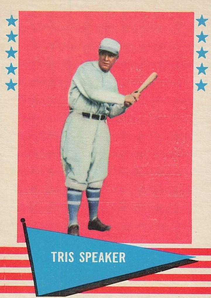 1961 Fleer Tris Speaker #79 card