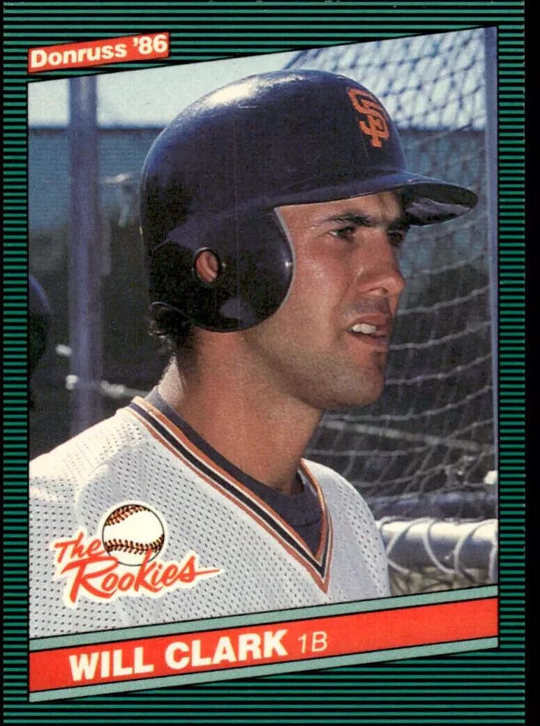 1986 Donruss The Rookies Will Clark #32 card