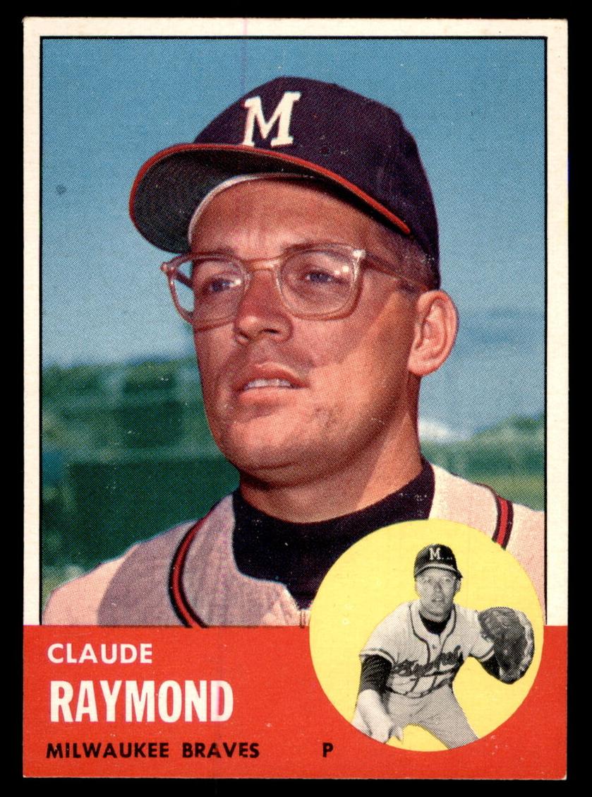 1963 Topps Claude Raymond #519 card