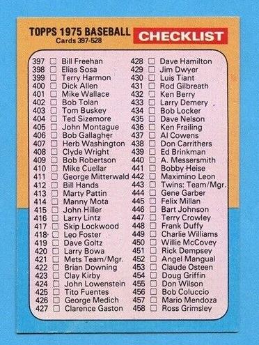 1975 Checklist 397-528 #517