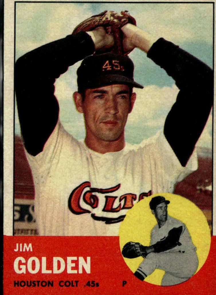 1963 Topps Jim Golden #297 card