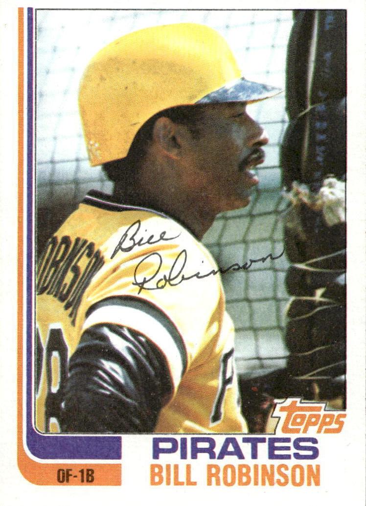 1982 Topps Bill Robinson #543 card