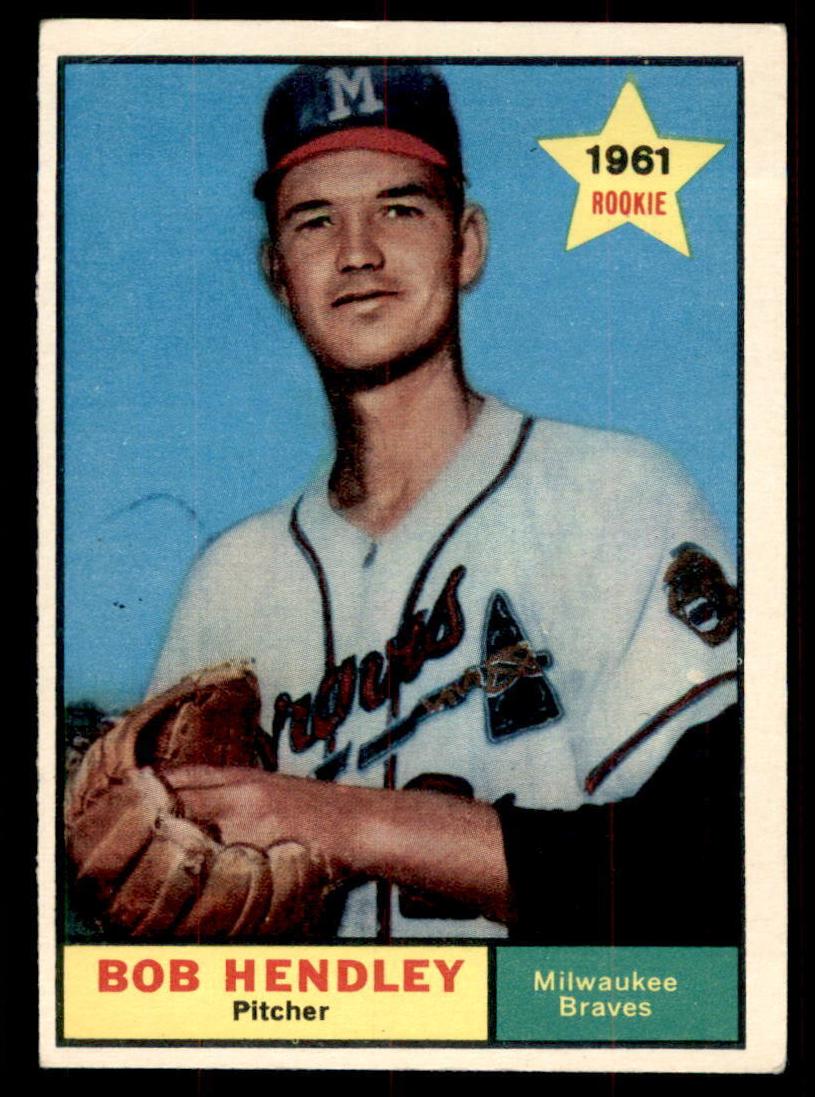 1961 Topps Bob Hendley #372 card