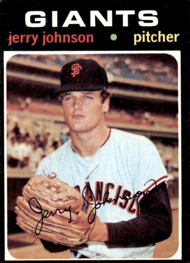 1971 Topps Jerry Johnson #412 card