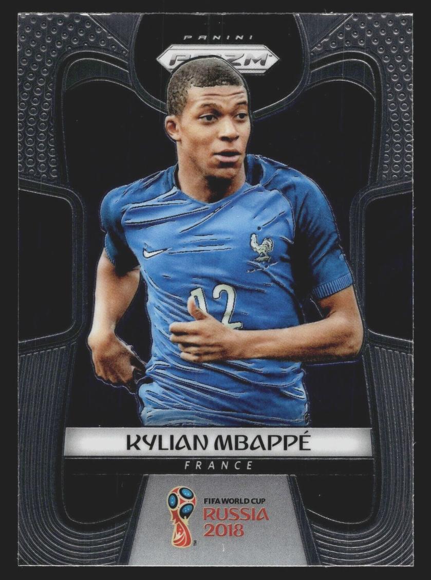 2018 Panini Prizm LAZER PRIZM #80 Cup Kylian Mbappe front