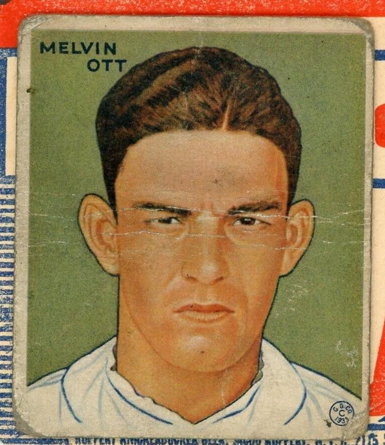 1933 Mel Ott #127