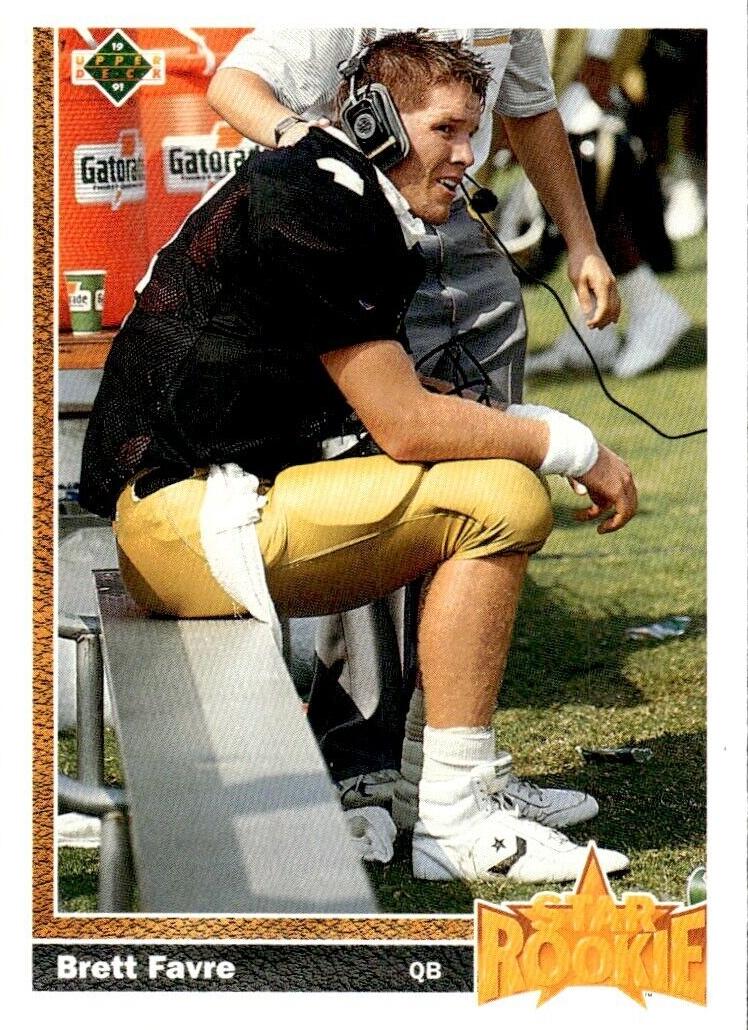 Brett Favre 1991 Upper Deck Football Star Rookies
