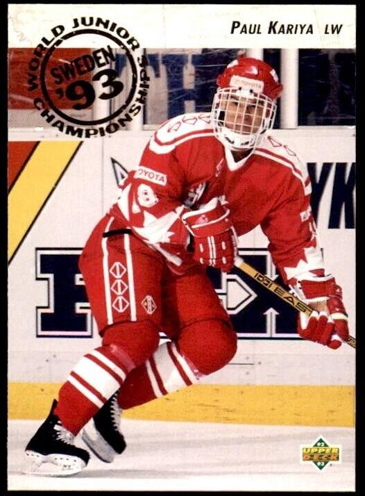 1992 Upper Deck Base #586 Paul Kariya front