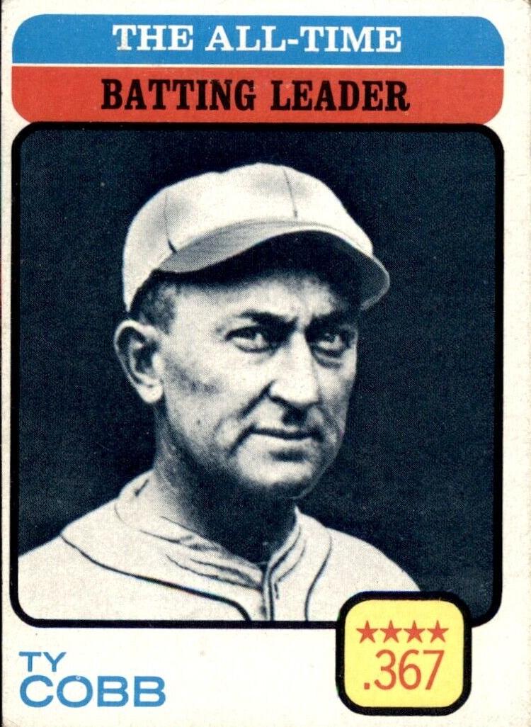 1973 Topps Ty Cobb #475 card