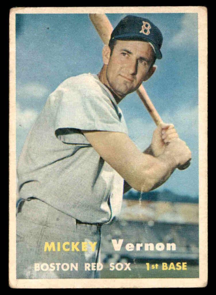 1957 Topps Mickey Vernon #92 card