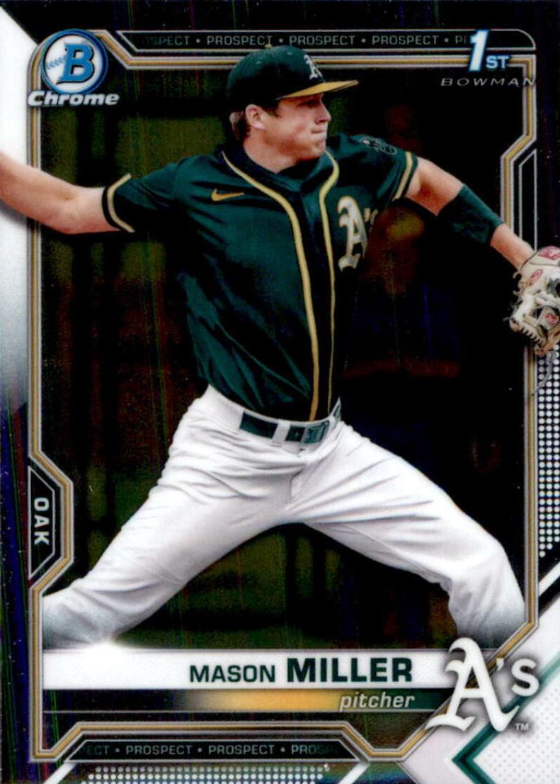 2021 Bowman Bowman Draft Sapphire #BDC85 Miller front