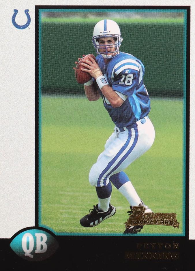 Peyton Manning 1998 Bowman Football