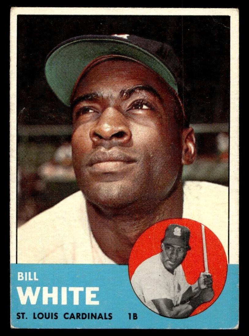 1963 Topps Bill White #290 card