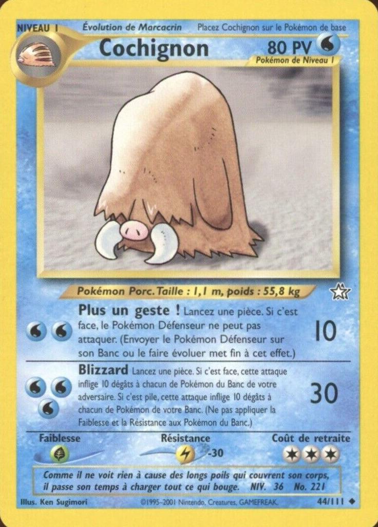 Piloswine 2000 Pokemon Neo Genesis