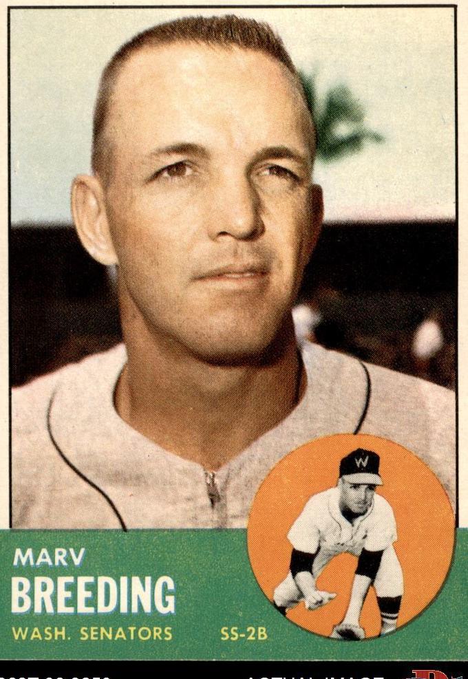 1963 Topps Marv Breeding #149 card