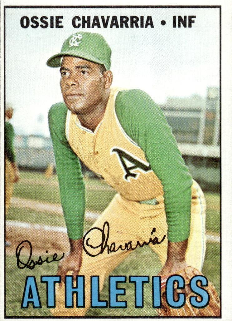 1967 Topps Ossie Chavarria #344 card