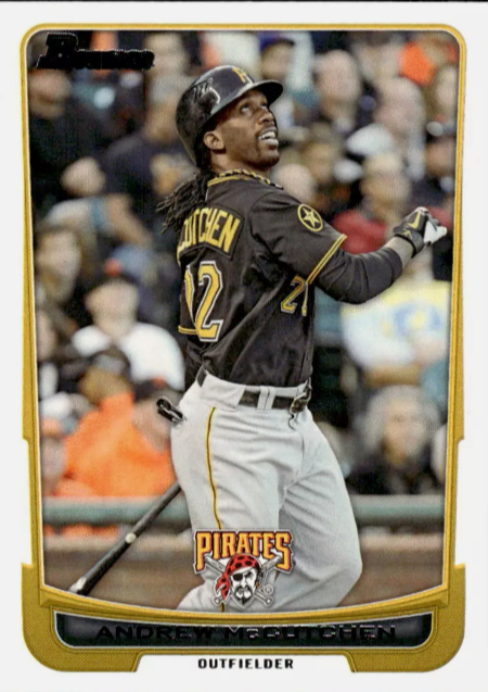 2012 Bowman Baseball Andrew McCutchen #76
