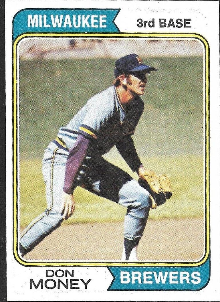 1974 Topps Don Money #413 card