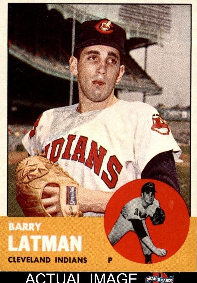 1963 Topps Barry Latman #426 card