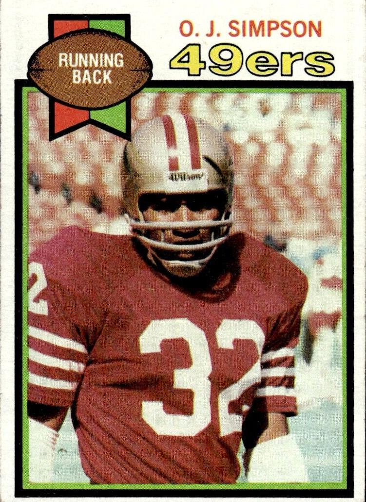 1979 Topps O.J. Simpson #170 card