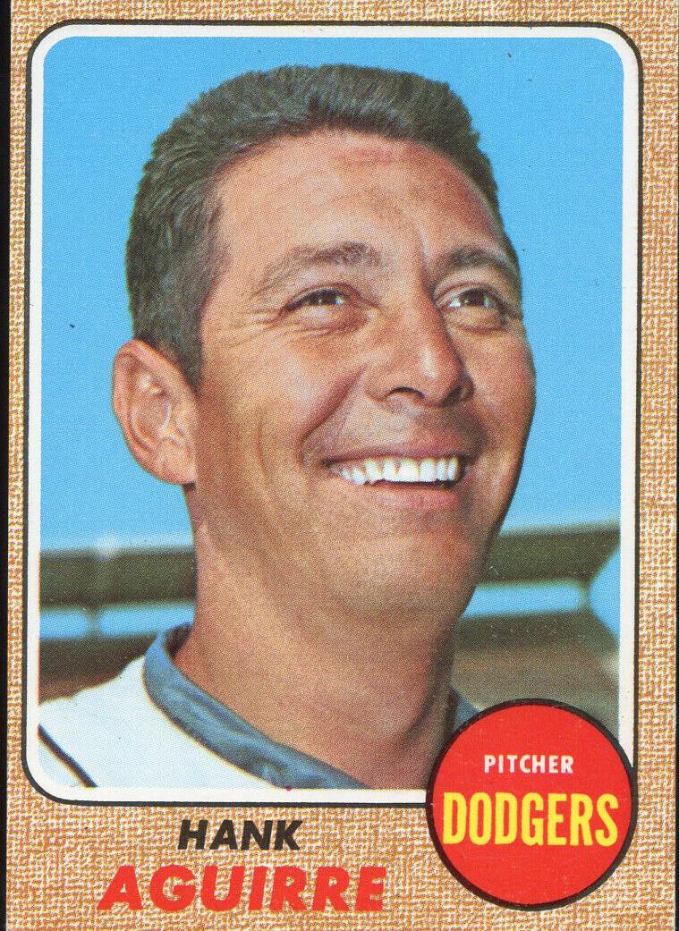 1968 Topps Hank Aguirre #553 card