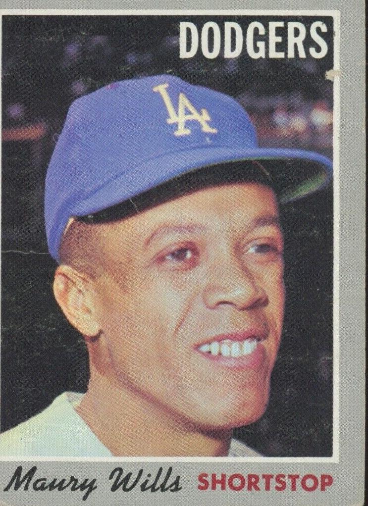 1970 Topps Maury Wills #595 card
