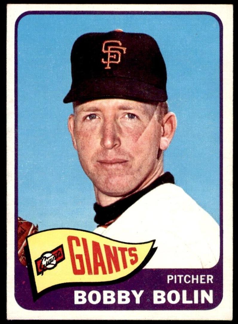 1965 Topps Bobby Bolin #341 card