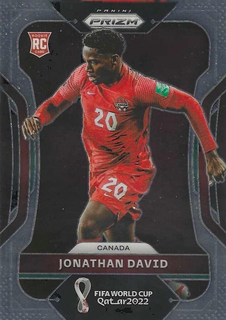 Jonathan David 2022 Prizm World Cup Qatar card