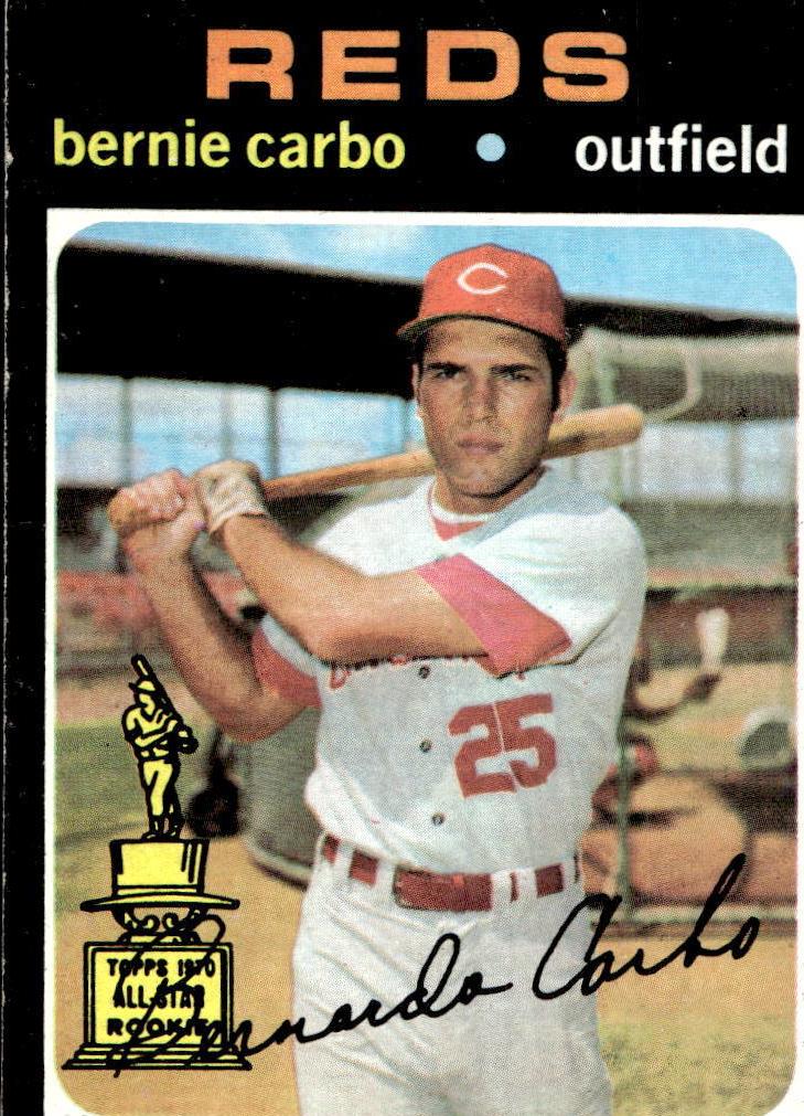 1971 Topps Bernie Carbo #478 card